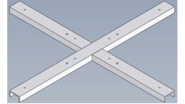 Product image of the Doughty X base supplied by Bigabox Productions Rigging & Structures - Truss equipment hire