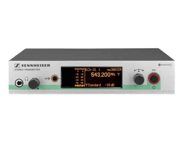 Product image of the Sennheiser EW300 IEM Transmitter supplied by Bigabox Productions Audio - Microphones equipment hire