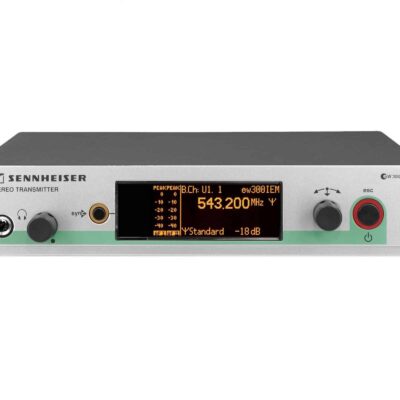 Product image of the Sennheiser EW300 IEM Transmitter supplied by Bigabox Productions Audio - Microphones equipment hire