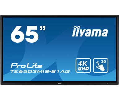 iiyama ProLite TE6503MIS-B1AG by Bigabox Productions. 65" LED screen for events.